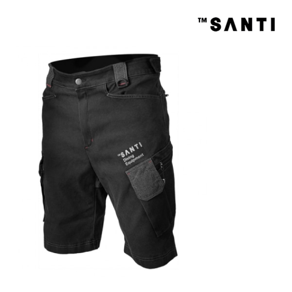 [4991] 산티 Scuba Jeans Shorts 스쿠바 진 쇼츠